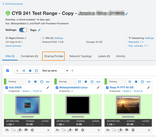 An image showing a virtualized IoT cyber penetration range.